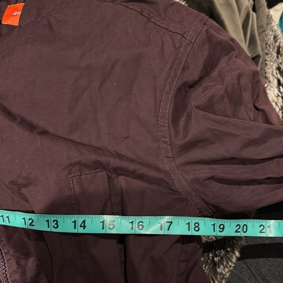 Joe fresh burgundy light jacket Sz Small - Picture 7 of 14